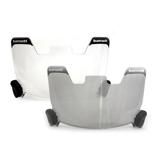 Lot de 2 pièces Barnett Visière de casque de Football Américain (Transparente+Teintée)